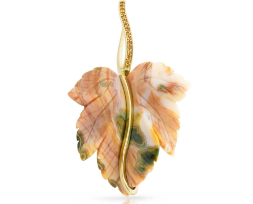 hanger Van Nature, jaspis en saffier