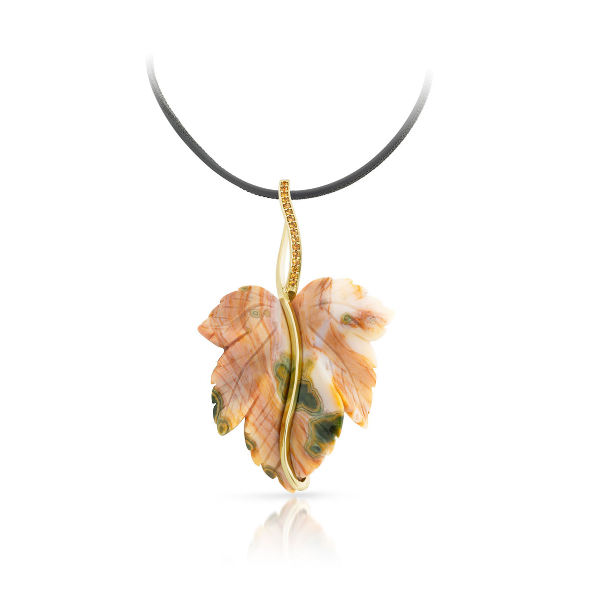 hanger Van Nature, jaspis en saffier