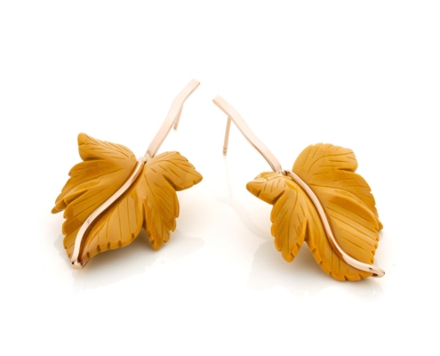 oorhangers Van Nature, jaspis oker